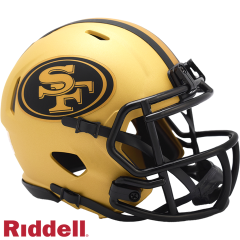 San Francisco 49ers Helmet Riddell Replica Mini Speed Style Rave Alternate