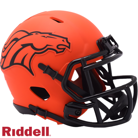 Denver Broncos Helmet Riddell Replica Mini Speed Style Rave Alternate