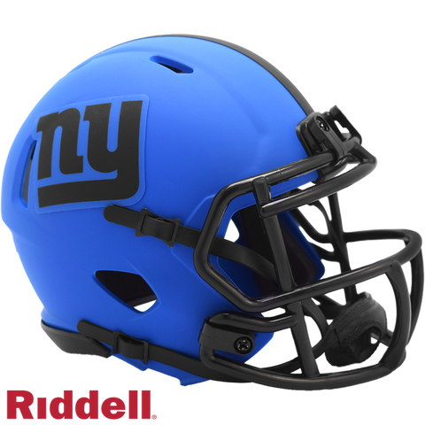 New York Giants Helmet Riddell Replica Mini Speed Style Rave Alternate