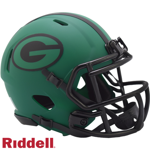 Green Bay Packers Helmet Riddell Replica Mini Speed Style Rave Alternate