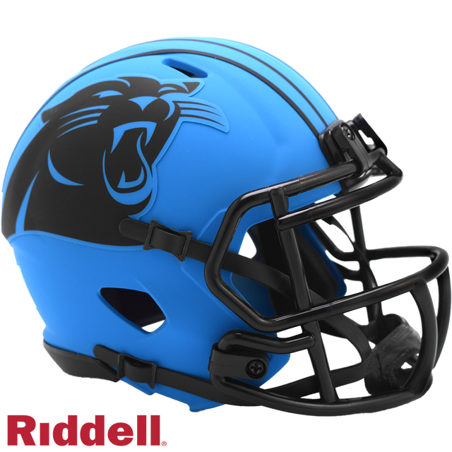 Carolina Panthers Helmet Riddell Replica Mini Speed Style Rave Alternate