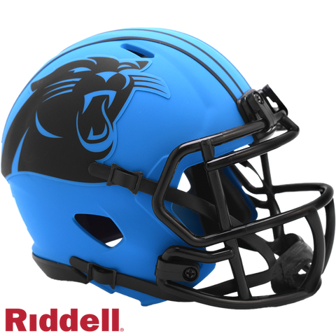 Carolina Panthers Helmet Riddell Replica Mini Speed Style Rave Alternate