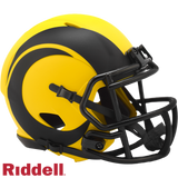 Los Angeles Rams Helmet Riddell Replica Mini Speed Style Rave Alternate