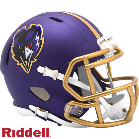 Baltimore Ravens Helmet Riddell Replica Mini Speed Style On-Field Alternate 2024