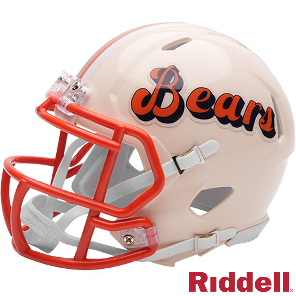 Chicago Bears Helmet Riddell Replica Mini Speed Style Retro Collection