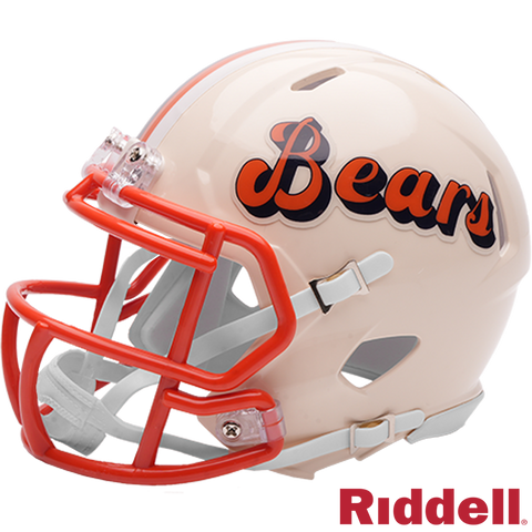 Chicago Bears Helmet Riddell Replica Mini Speed Style Retro Collection