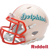 Miami Dolphins Helmet Riddell Replica Mini Speed Style Retro Collection