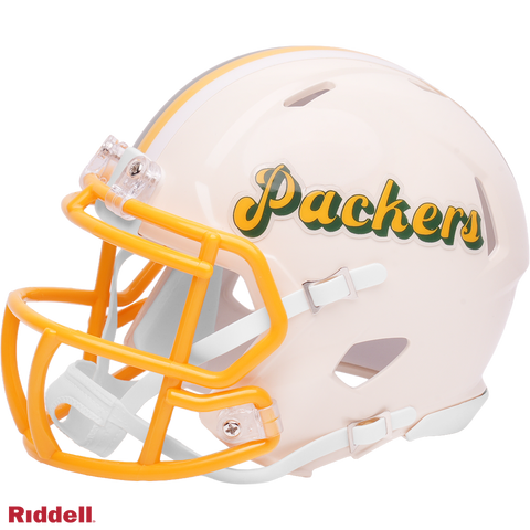 Green Bay Packers Helmet Riddell Replica Mini Speed Style Retro Collection
