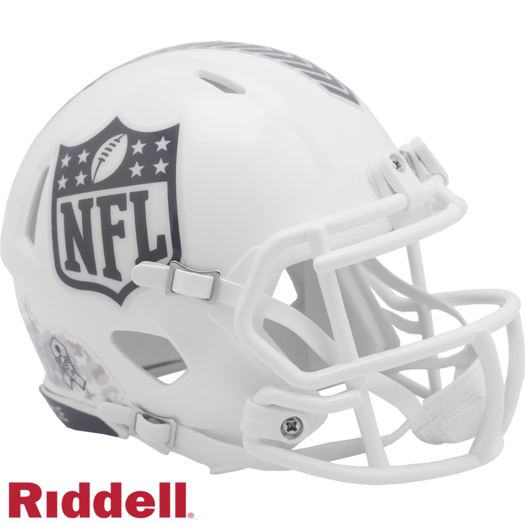 NFL Shield Helmet Riddell Replica Mini Speed Style Salute To Service 2024