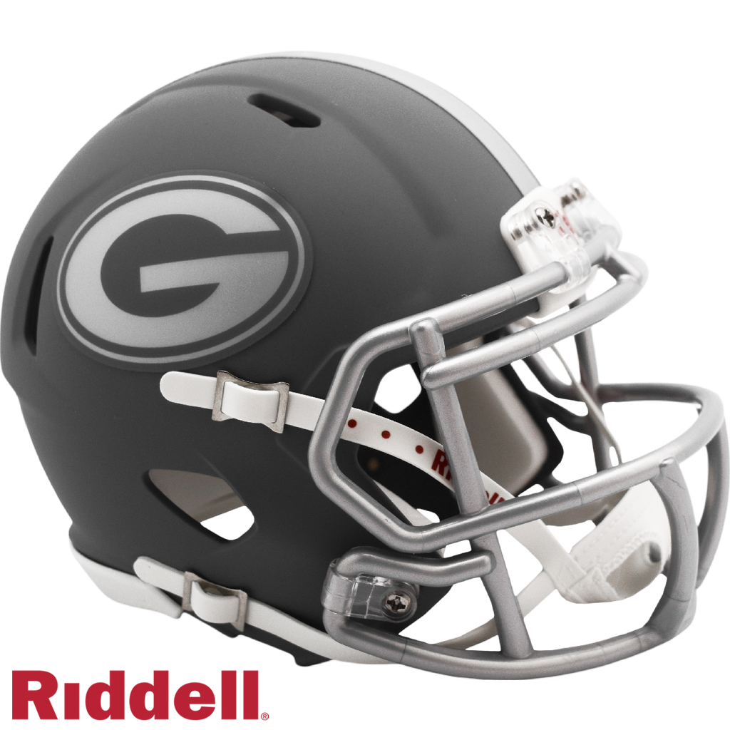 Georgia Bulldogs Helmet Riddell Replica Mini Speed Style Slate Alternate