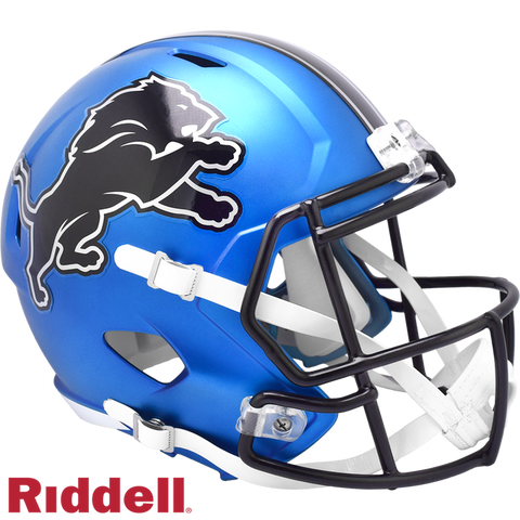 Detroit Lions Helmet Riddell Replica Full Size Speed Style On-Field Alternate 2024