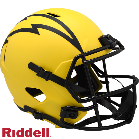 Los Angeles Chargers Helmet Riddell Replica Full Size Speed Style Rave Alternate