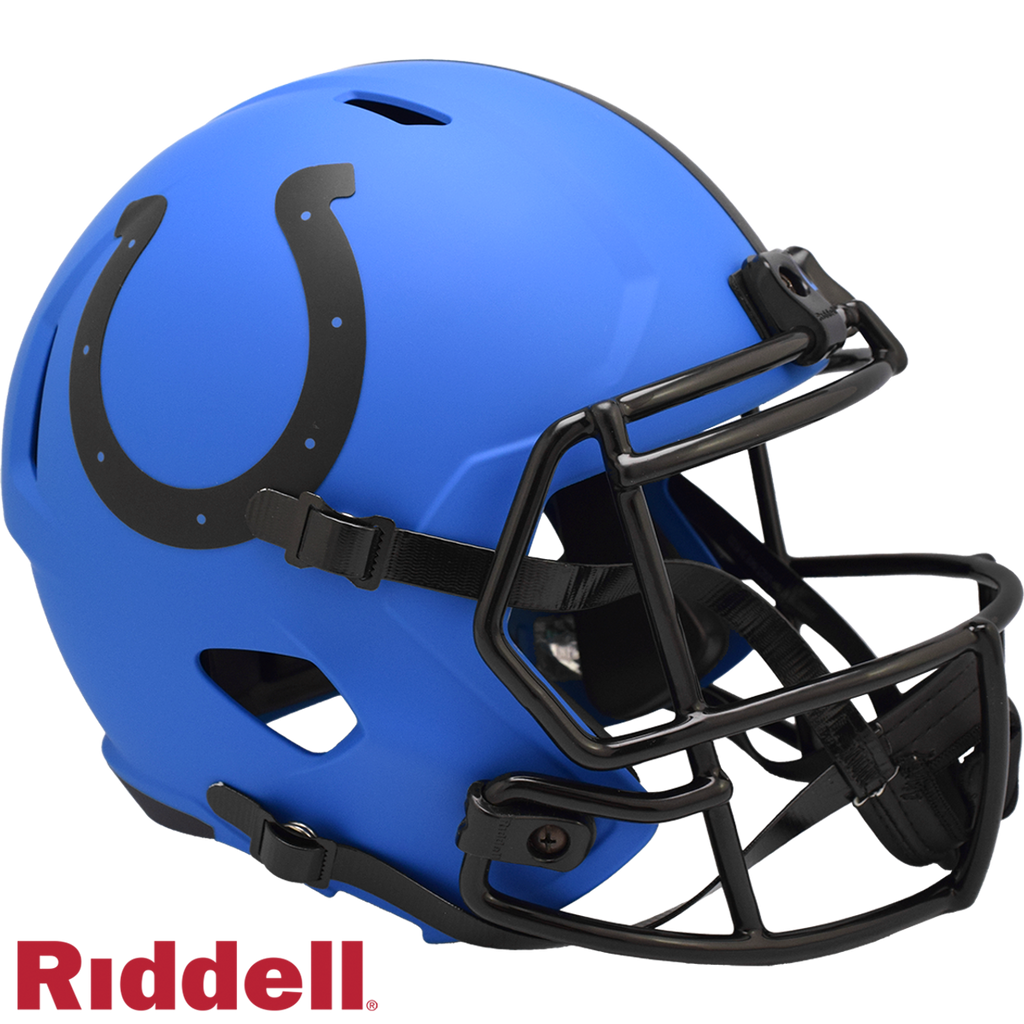 Indianapolis Colts Helmet Riddell Replica Full Size Speed Style Rave Alternate