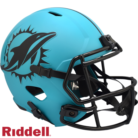 Miami Dolphins Helmet Riddell Replica Full Size Speed Style Rave Alternate