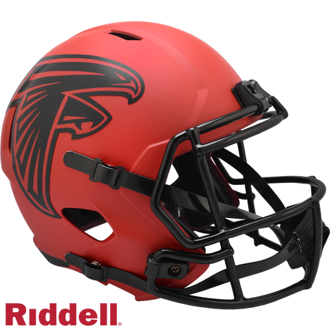 Atlanta Falcons Helmet Riddell Replica Full Size Speed Style Rave Alternate