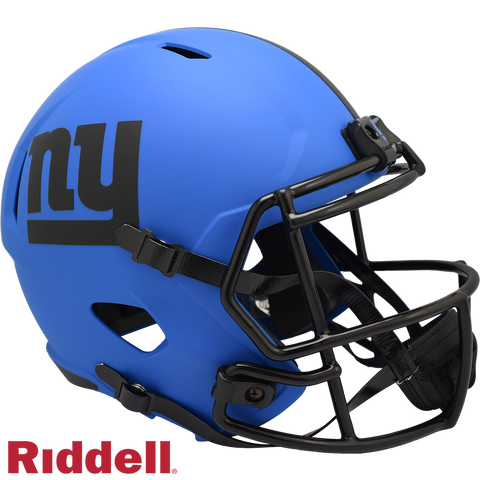New York Giants Helmet Riddell Replica Full Size Speed Style Rave Alternate