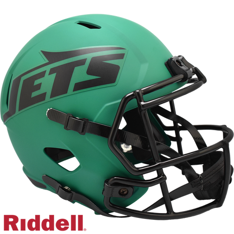 New York Jets Helmet Riddell Replica Full Size Speed Style Rave Alternate