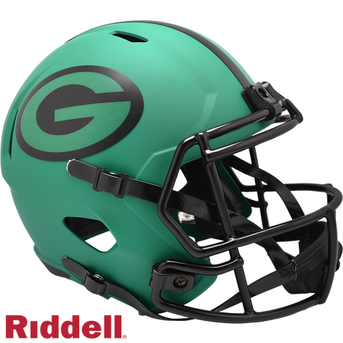 Green Bay Packers Helmet Riddell Replica Full Size Speed Style Rave Alternate