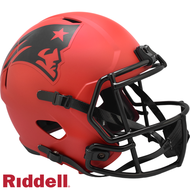 New England Patriots Helmet Riddell Replica Full Size Speed Style Rave Alternate