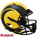 Los Angeles Rams Helmet Riddell Replica Full Size Speed Style Rave Alternate