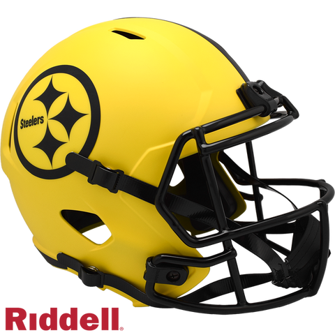 Pittsburgh Steelers Helmet Riddell Replica Full Size Speed Style Rave Alternate