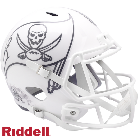 Tampa Bay Buccaneers Helmet Riddell Replica Full Size Speed Style Salute To Service 2024