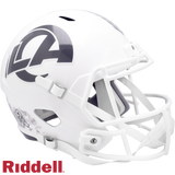 Los Angeles Rams Helmet Riddell Replica Full Size Speed Style Salute To Service 2024