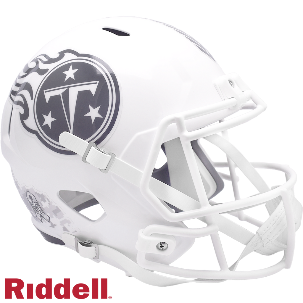 Tennessee Titans Helmet Riddell Replica Full Size Speed Style Salute To Service 2024