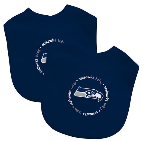 Seattle Seahawks Baby Bib 2 Pack