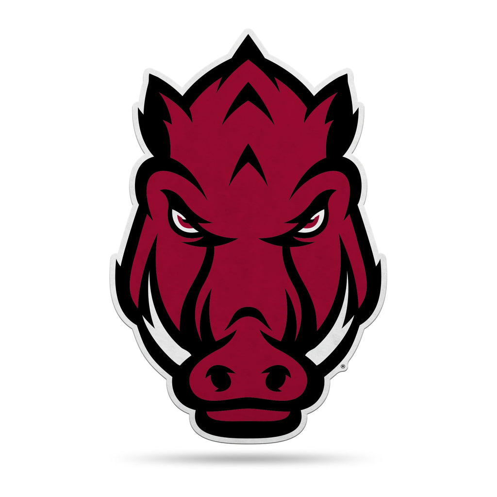 Arkansas Razorbacks Pennant Shape Cut Mascot Design