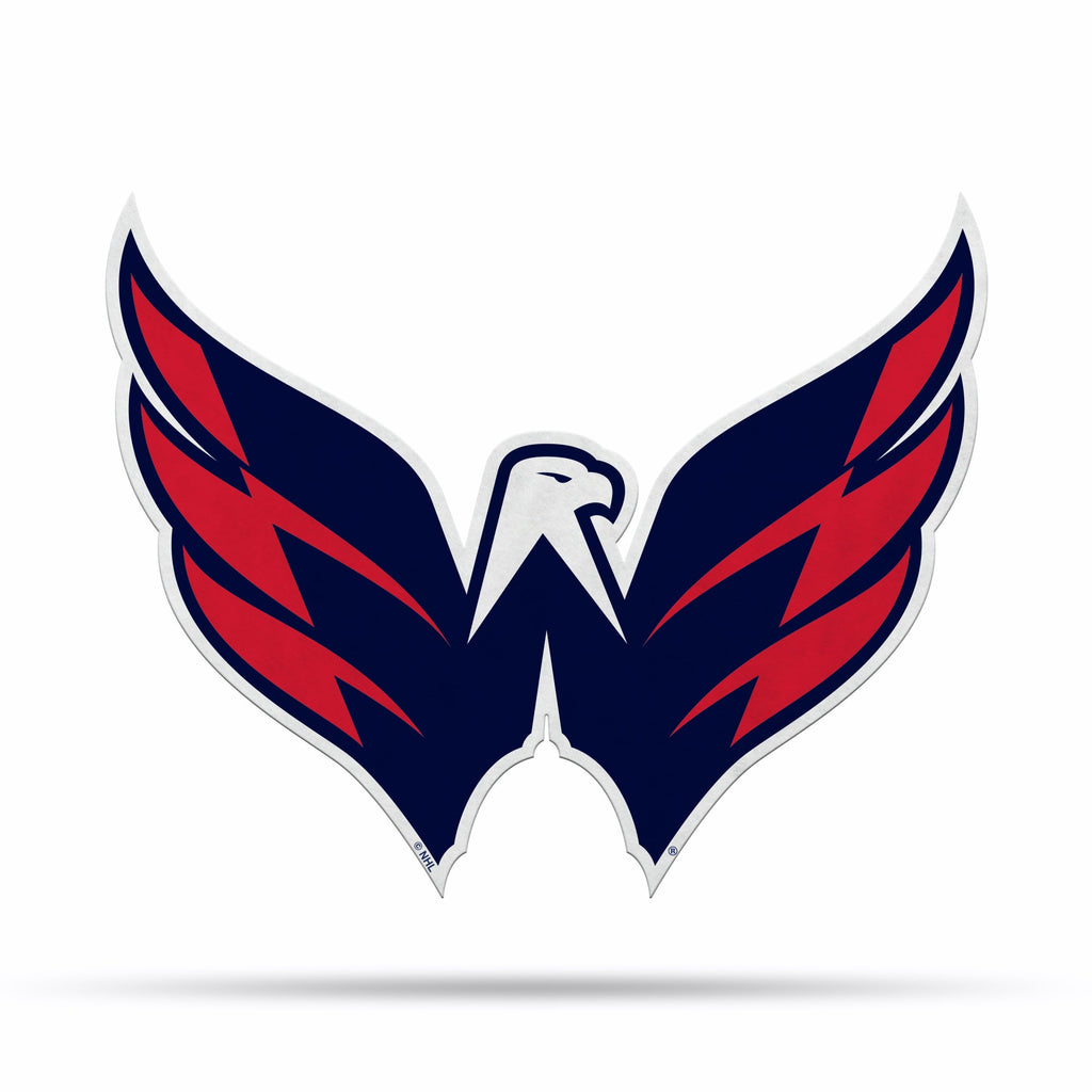 Washington Capitals Pennant Shape Cut Logo Design