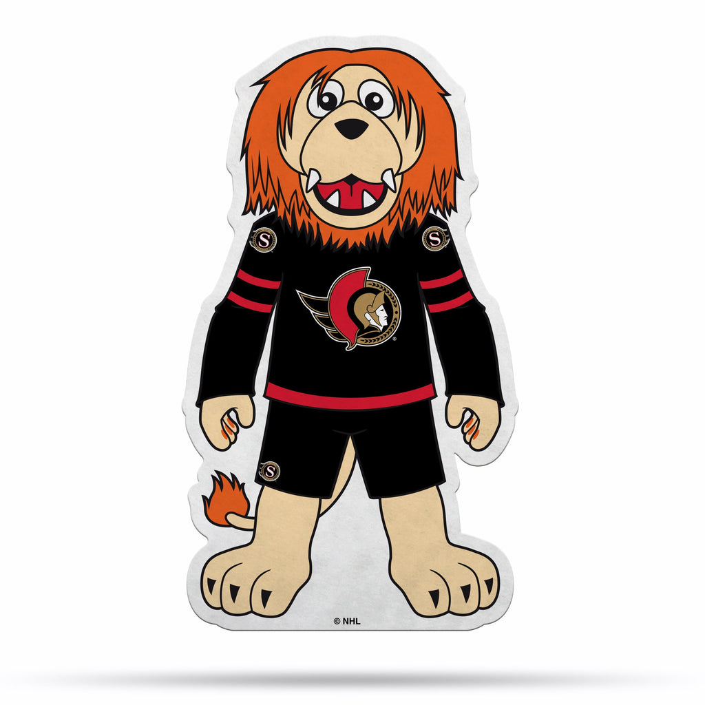 Ottawa Senators Pennant Shape Cut Mascot Design - Special Order