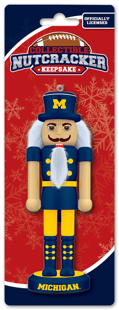 Michigan Wolverines Nutcracker Miniature