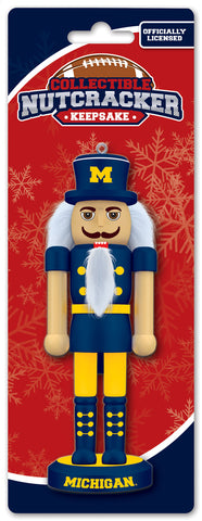 Michigan Wolverines Nutcracker Miniature
