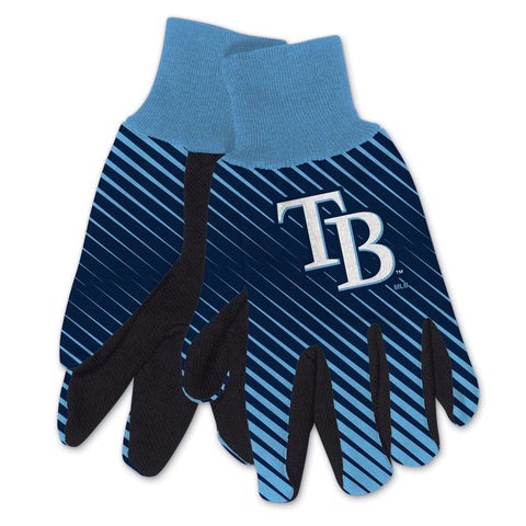 Tampa Bay Rays Gloves Two Tone Style Adult Size - Special Order