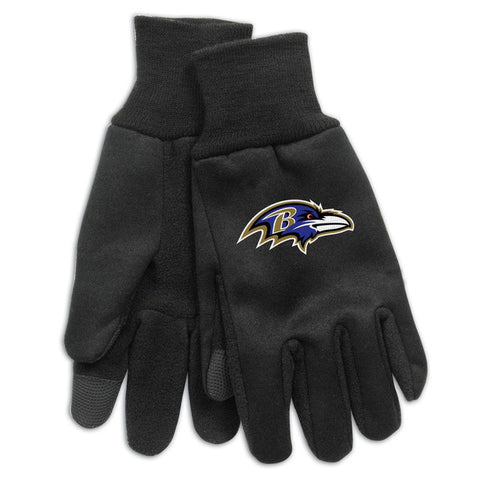 Baltimore Ravens Gloves Technology Style Adult Size