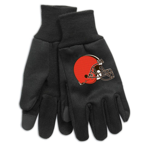Cleveland Browns Gloves Technology Style Adult Size