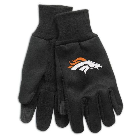 Denver Broncos Gloves Technology Style Adult Size