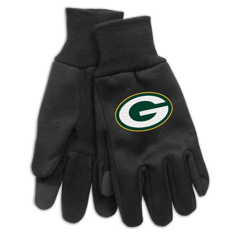 Green Bay Packers Gloves Technology Style Adult Size