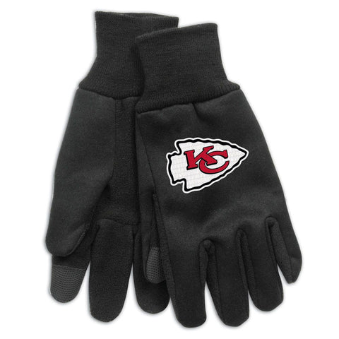 Kansas City Chiefs Gloves Technology Style Adult Size