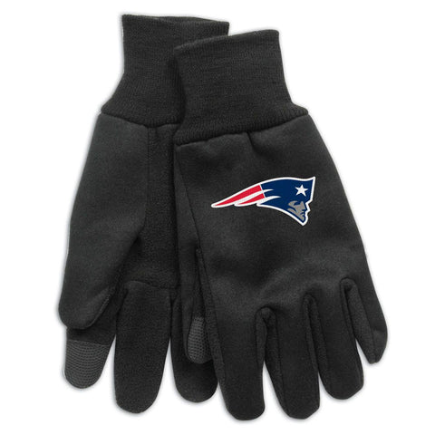 New England Patriots Gloves Technology Style Adult Size