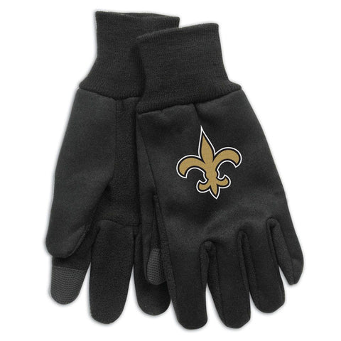 New Orleans Saints Gloves Technology Style Adult Size