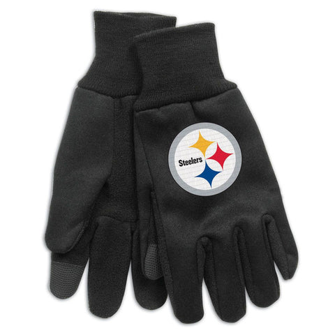 Pittsburgh Steelers Gloves Technology Style Adult Size