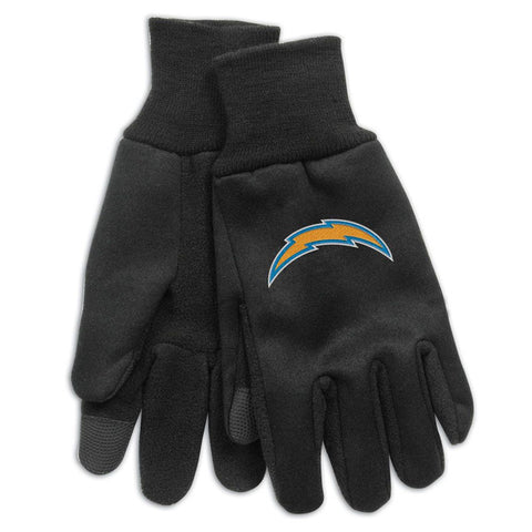 Los Angeles Chargers Gloves Technology Style Adult Size