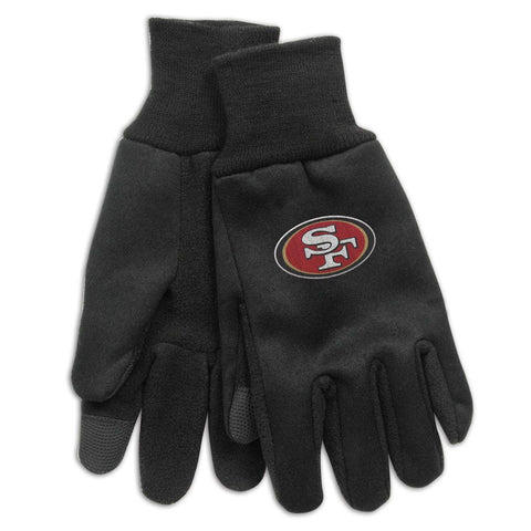 San Francisco 49ers Gloves Technology Style Adult Size