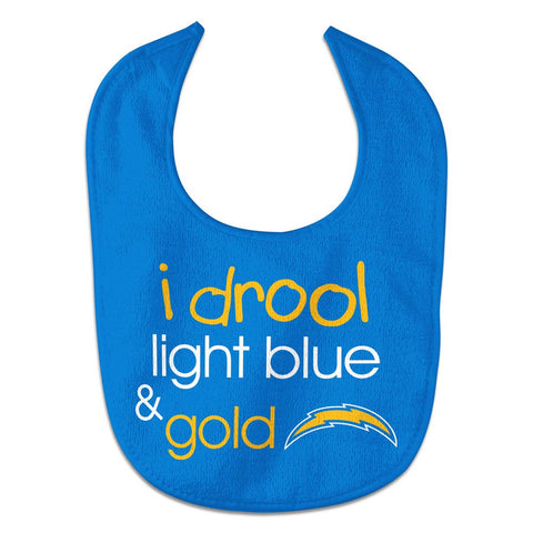 Los Angeles Chargers Baby Bib All Pro Style I Drool Design - Special Order