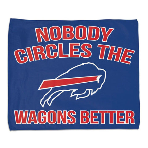 Buffalo Bills Towel 15x18 Rally Style Full Color