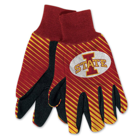 Iowa State Cyclones Gloves Two Tone Style Adult Size