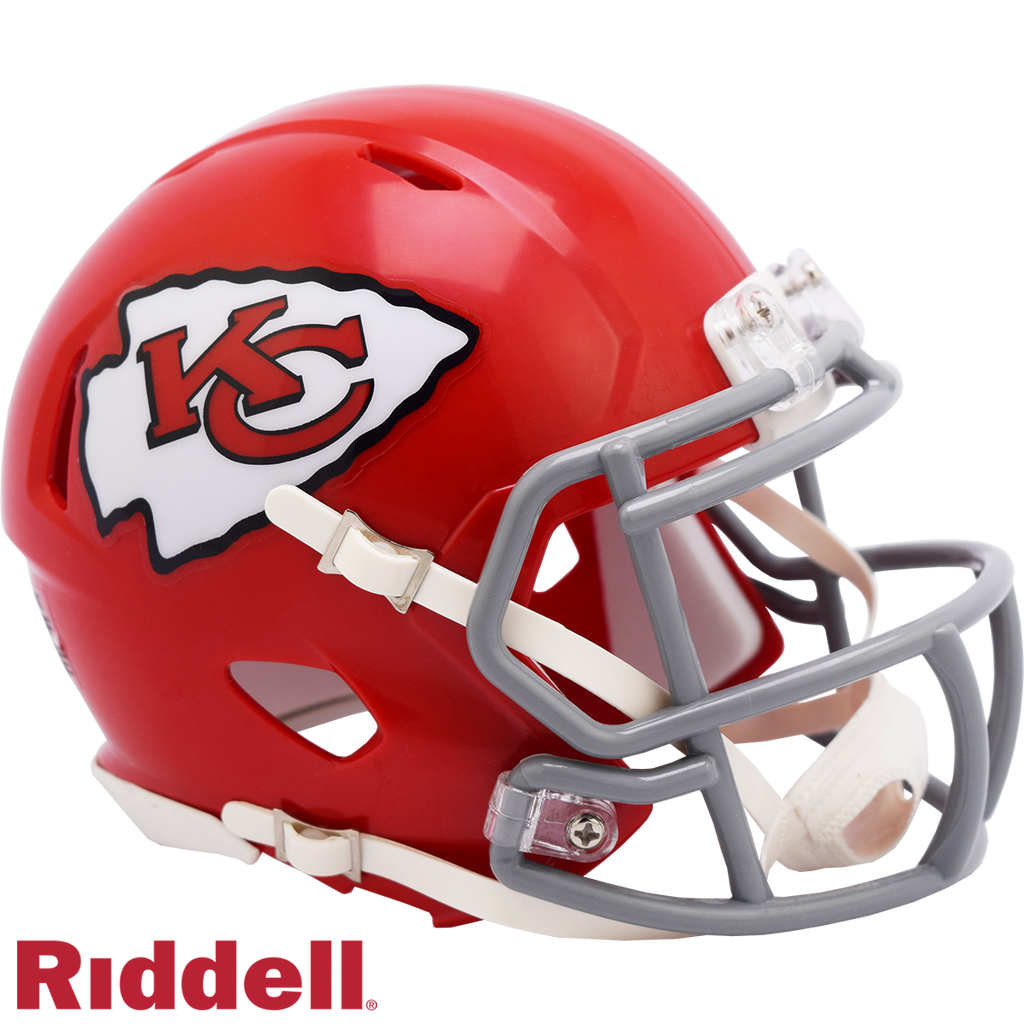 Kansas City Chiefs Helmet Riddell Replica Mini Speed Style 1963-1973 T/B Periodic Restock