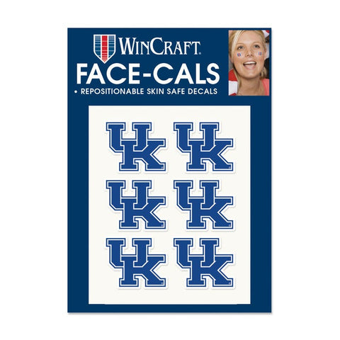 Kentucky Wildcats Tattoo Face Cals